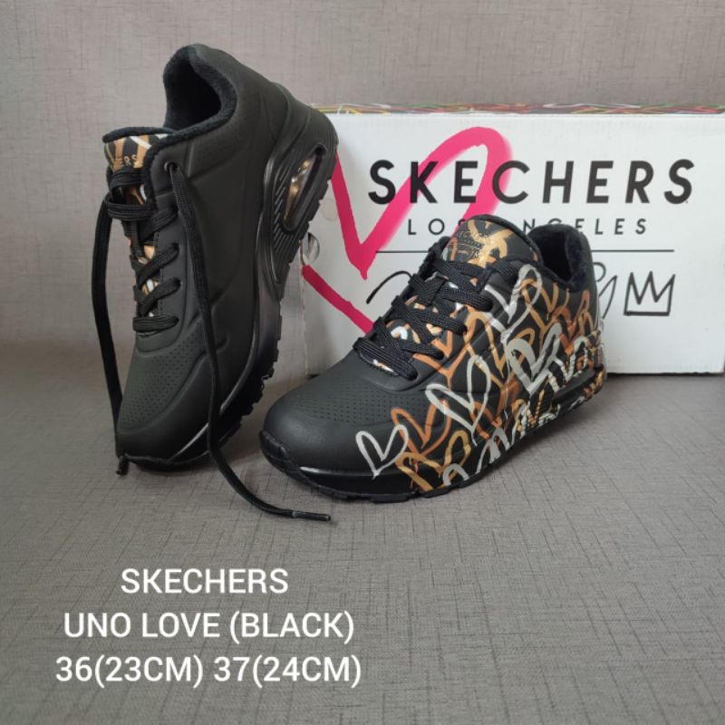 Skechers 155523 Uno Metalic love blackgold