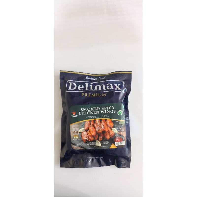 

delimax smoked spicy chicken wings 500gr sayap ayam