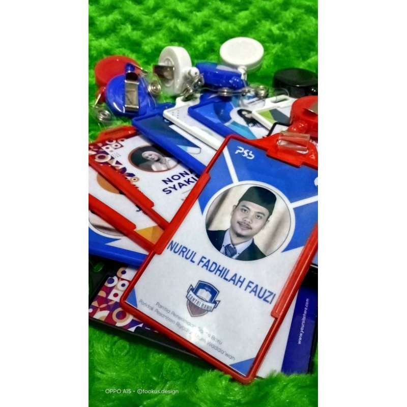 

ID CARD MURAH 1SET (ID CARD, HOLDER RUBER, TALI YOYO) lanyard