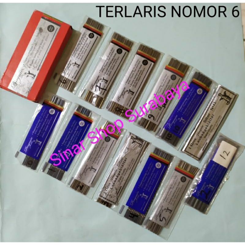 Mata gergaji/graji/potong triplex/triplek/ukir huruf/angka, harga per 1 pc. merk Pinguin no  0. 1. 2. 3. 4. 5. 6. 7. 8. 9. 10. 11. 12