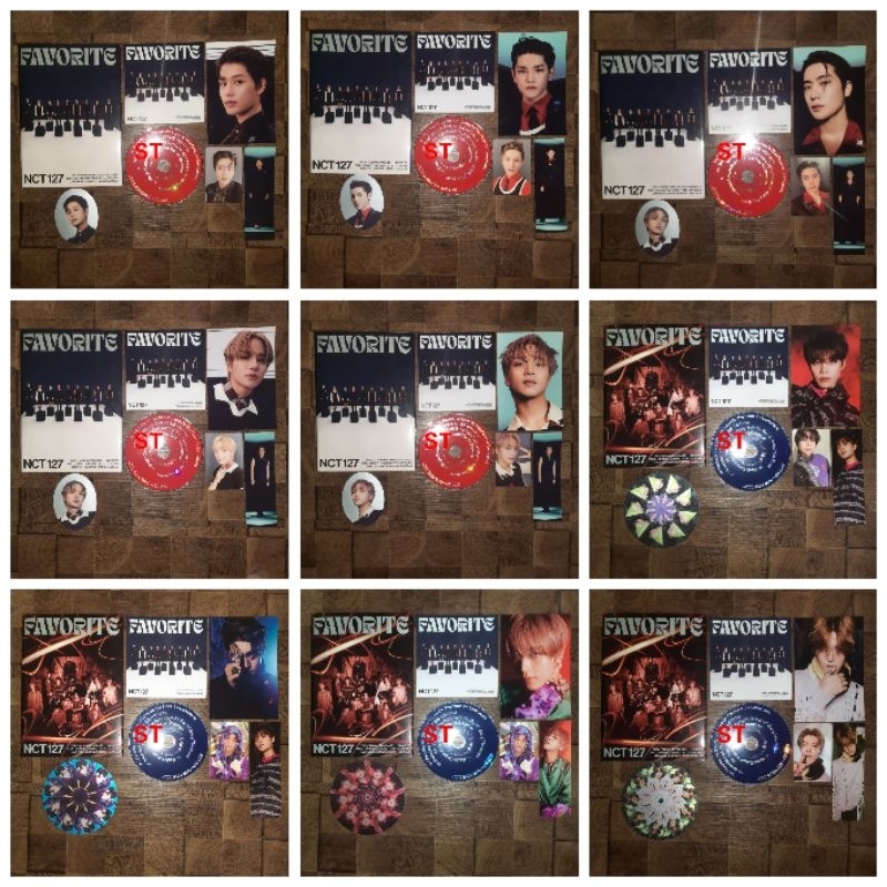 NCT 127 Album Favorite Classic Chatarsis Set Member Taeil Johnny Taeyong Yuta Doyoung Jaehyun Jungwo