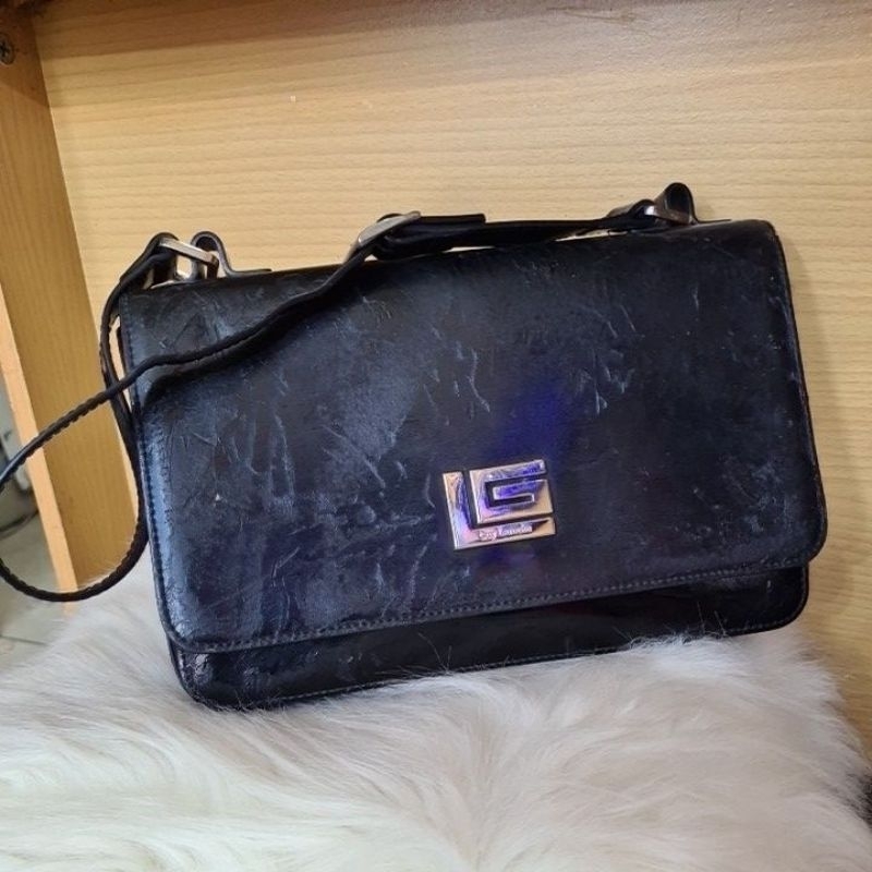 TAS KULIT GUY LAROCHE PRELOVED ORI