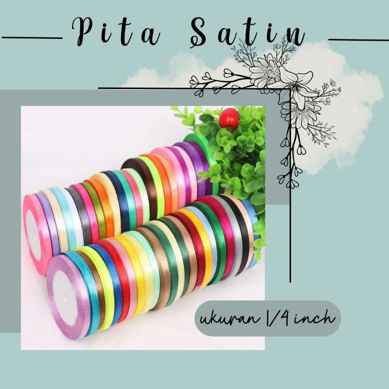 

Pita Satin Satu Roll 0,6 cm