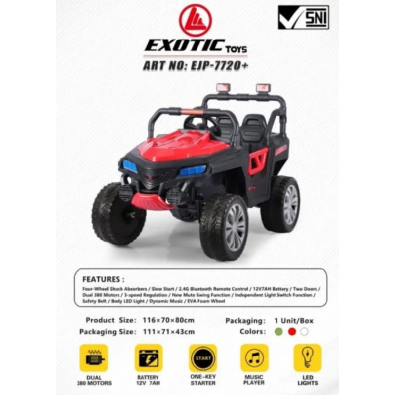 MOBIL AKI EXOTIC EJP 7720+ BAN KARET