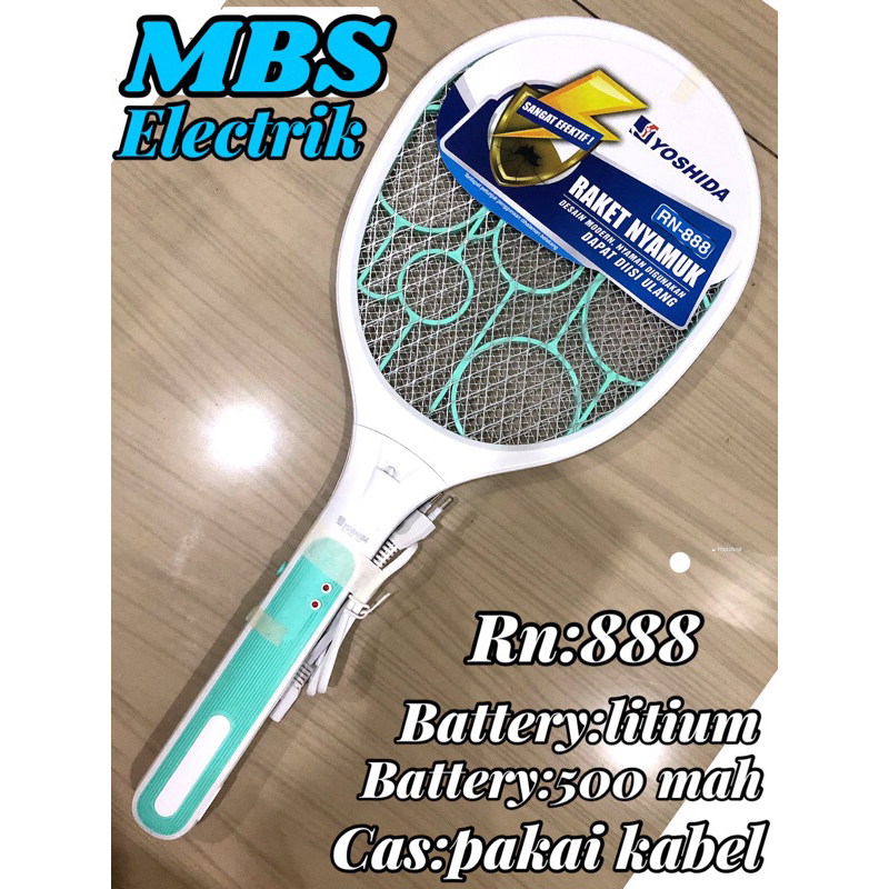 RAKET NYAMUK CAS YOSHIDA RN 888