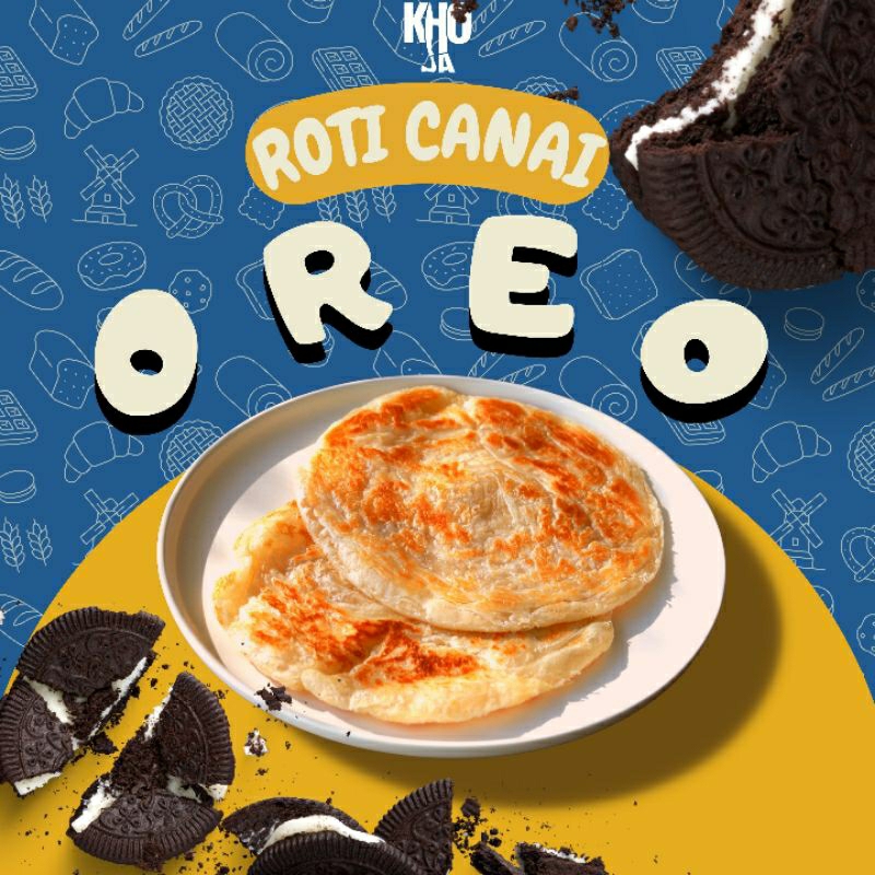 

Roti CANAI OREO roti MARYAM isi 10pc dan 5pc