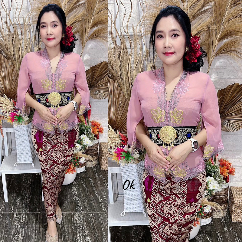 baju kebaya jadi motif tunjung