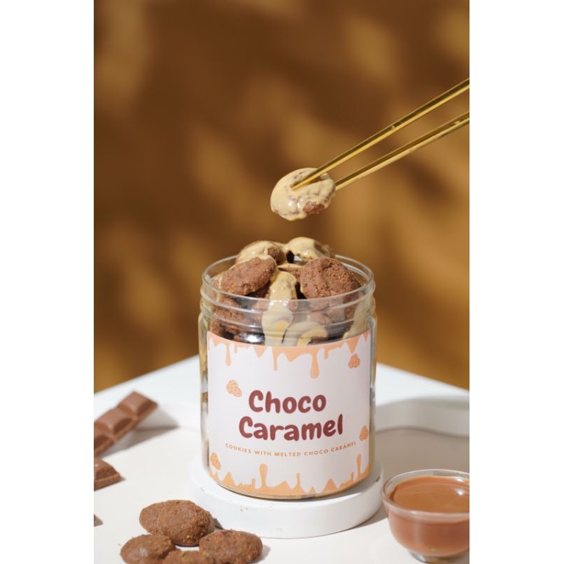 

Melted cookies choco caramel premium