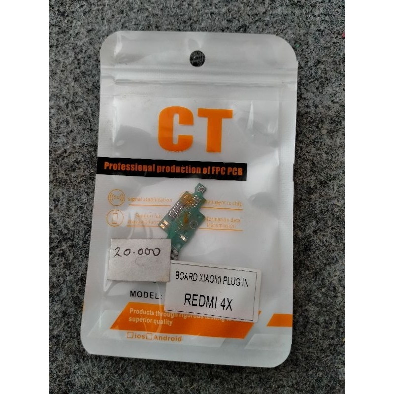 board cas redmi 4x papan cas konektor