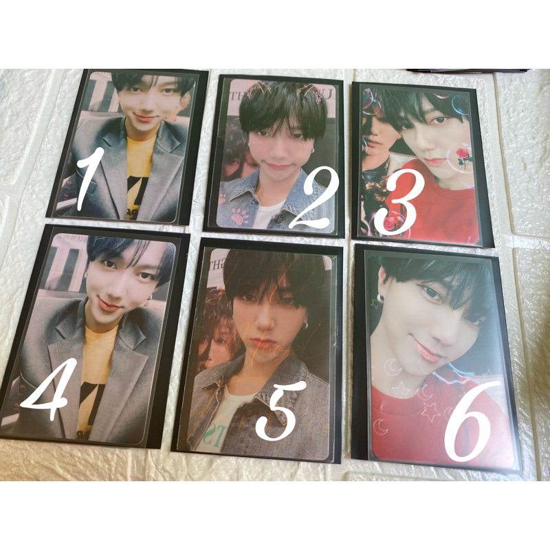 Yesung Photocard benefit POB yizhiyu fansign Beautiful Night