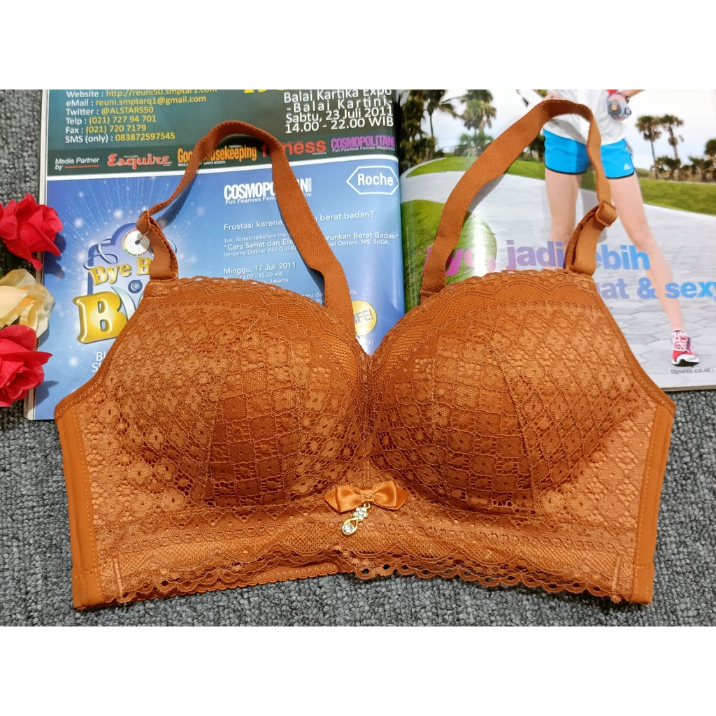 BRA / BH WANITA 201566-519-2436  BUSA TEBAL TIDAK ADA KAWAT SIZE 32-38 BAHAN HALUS IMPORT PAKAIAN DALAM WANITA