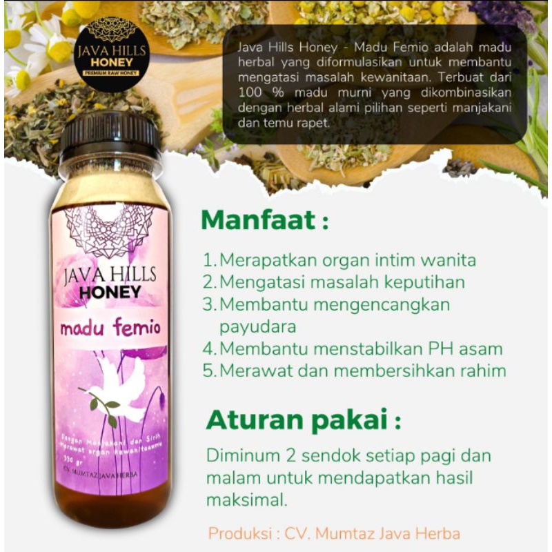 

Madu femio Java hills honey