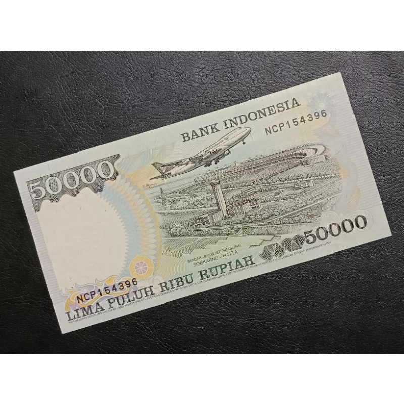 Uang Mahar dan Koleksi Rp 50000 Soeharto Tahun 1995 IMP 1996 (Aunc)