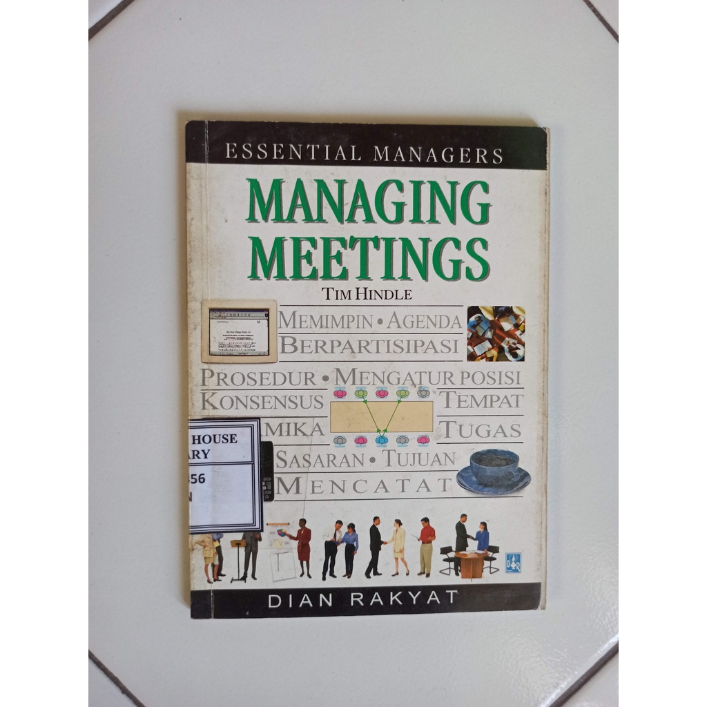 Buku Essential Managers: Managing Meetings Penulis Tim Hindle