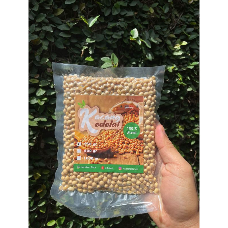 kacang kedelai pilihan berkualitas Grade premium 250 gram