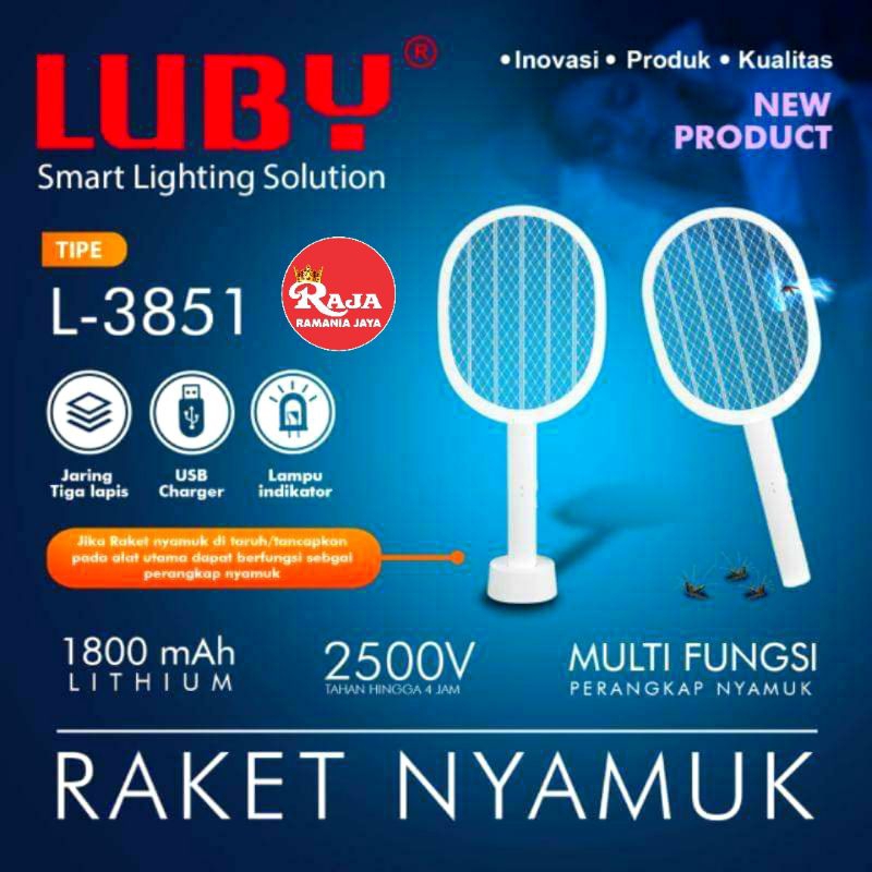 Luby Raket Nyamuk Perangkap Berkualitas Terbaik SNI L-3851/L-3855