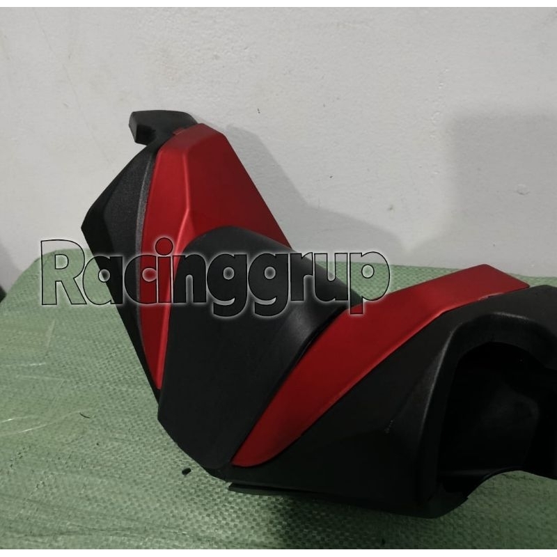 COVER TUTUP STANG PLASTIK ABS HONDA PCX 150 DAN 160 NEW PNP TINGAL PASANG _ Merah