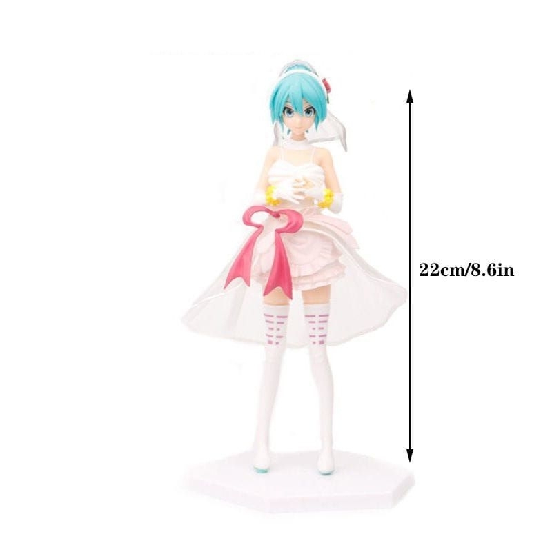 ACTION FIGURE PVC HATSUNE MIKU WEDDING - FIGURE ANIME