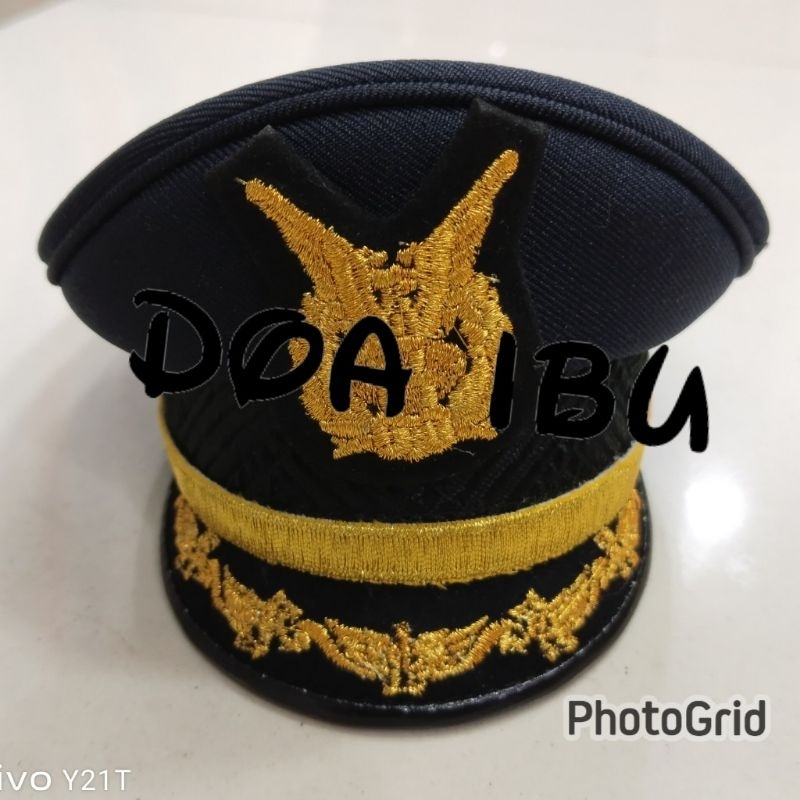 

best seller miniatur topi pet logo TNI AU