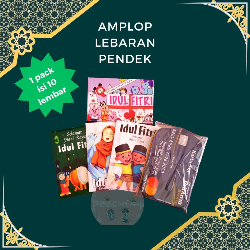 

AMPLOP LEBARAN VARIAN PENDEK (1 PACK ISI 10 LEMBAR)