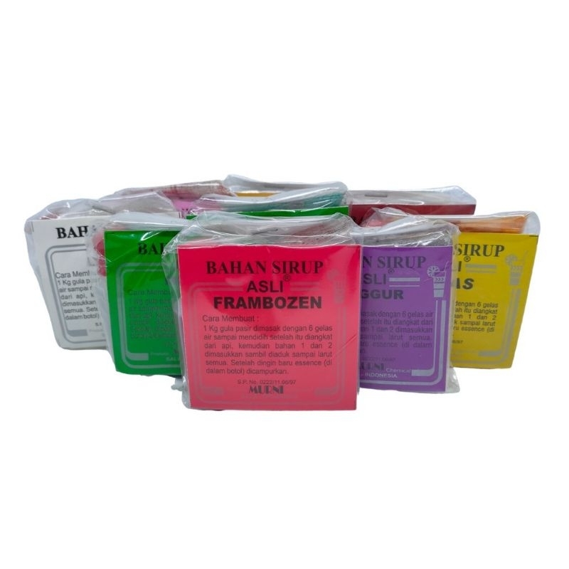 BAHAN SIRUP MURNI ASLI SOLO