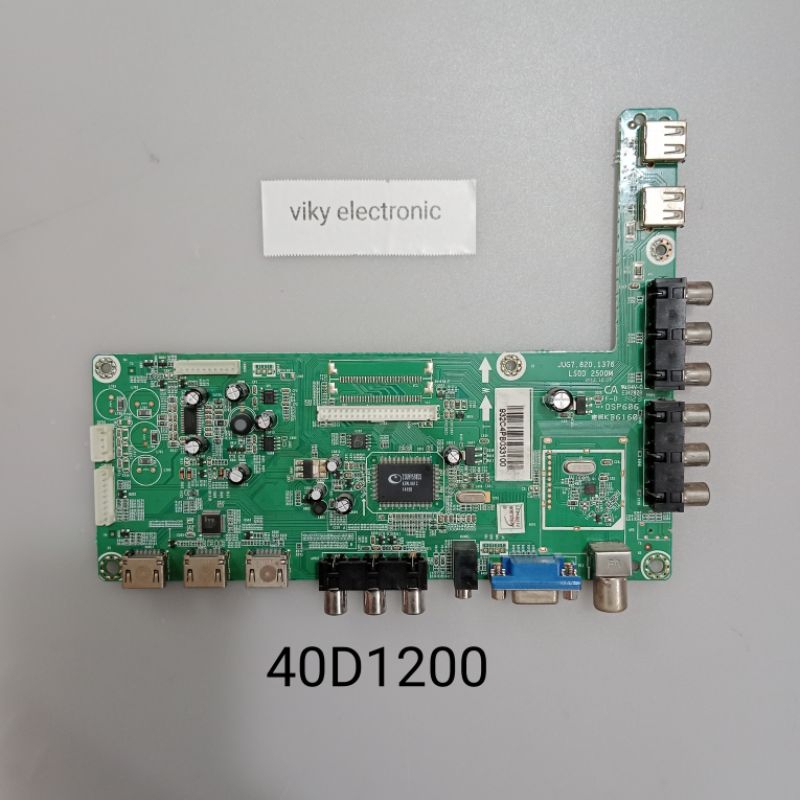 CHANGHONG 40D1200 mb mainboard modul mobo mesin tv led CHANGHONG 40D1200