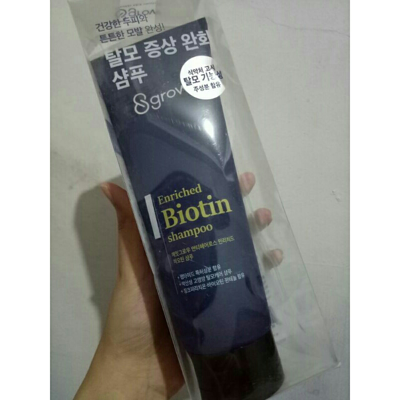 8 Grow Enriched Biotin Shampoo 220GR BPOM