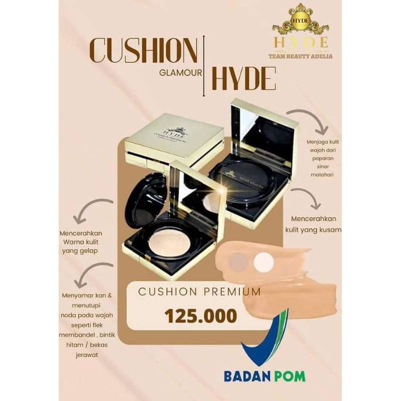 CUSHION GLAMOUR HYDE SKINCARE