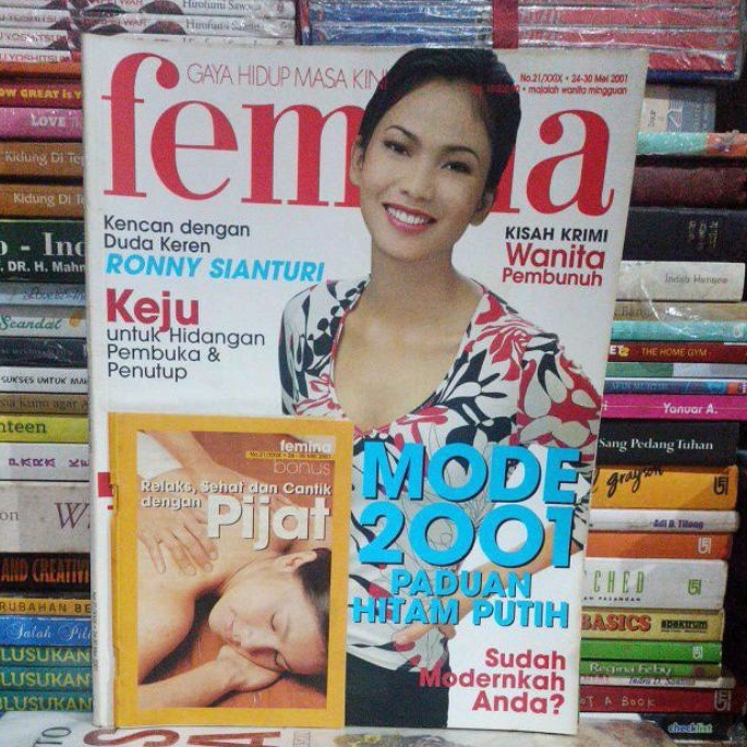 MAJALAH FEMINA ORIGINAL NO. 21/XXIX. 24-30 MEI 2001 BEKAS