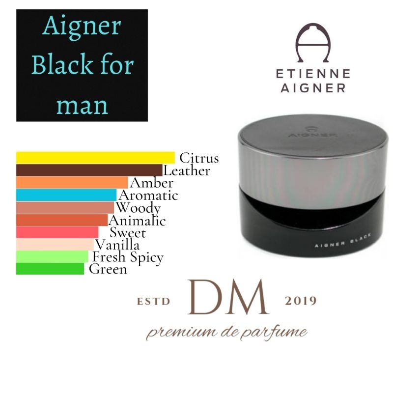 DM PARFUM | AIGNER BLACK | EAU DE PARFUM 30ML FOR MEN