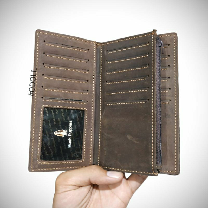 Dompet Panjang Pria Kulit Asli Crazy Horse