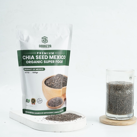 

Abuizza Premium Chia Seed Organic ORI From Mexico - bisa COD