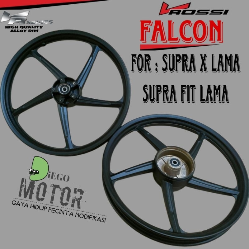 Velg Racing VRossi Supra x 100 Lama - Supra Fit Lama Set Depan Belakang/velg racing honda supra x 10