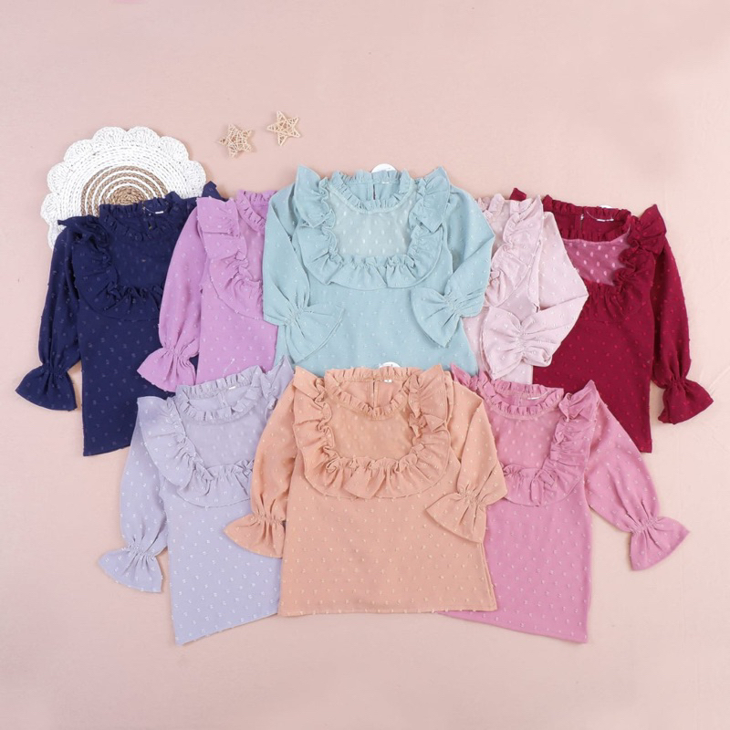 Baju Anak Cewek Atasan Blouse Kinan 1-5th