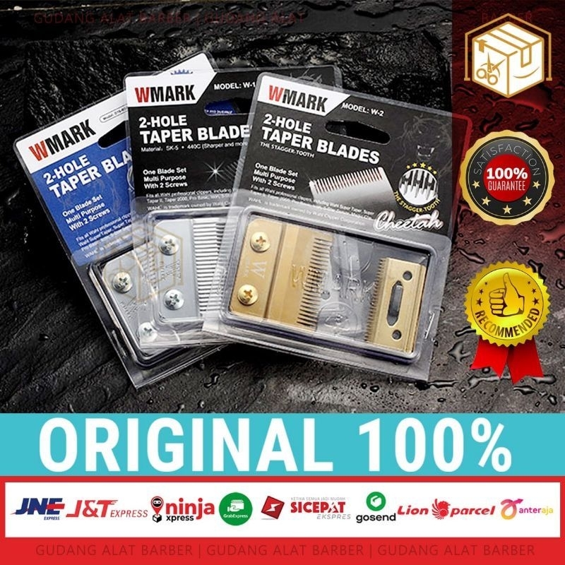 Original-Penggganti Mata Pisau Cukur Wahl/Wmark gold/Silver/Mata Pisau Cukur