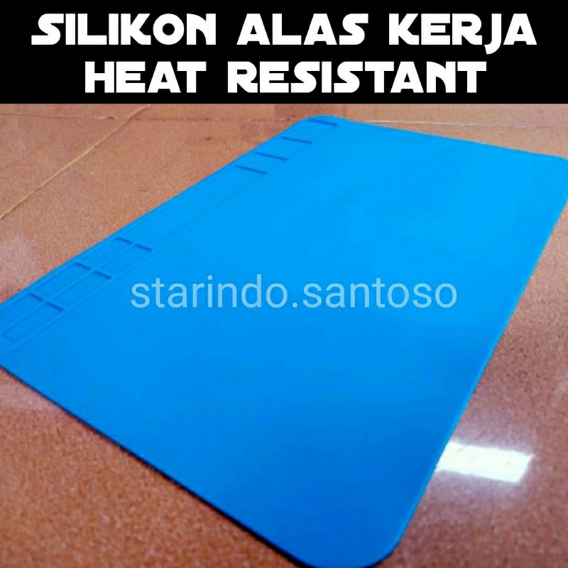 Alas silikon mat solder kerja teknik reparasi servis elektronik mesin hp