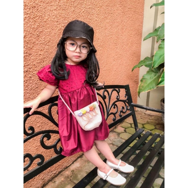 Tas Anyaman Anak - Tas Rajut Anak - Tas Jerami - Tas Selempang Anak | Tas Koin Anak - Tas Anak - Tas