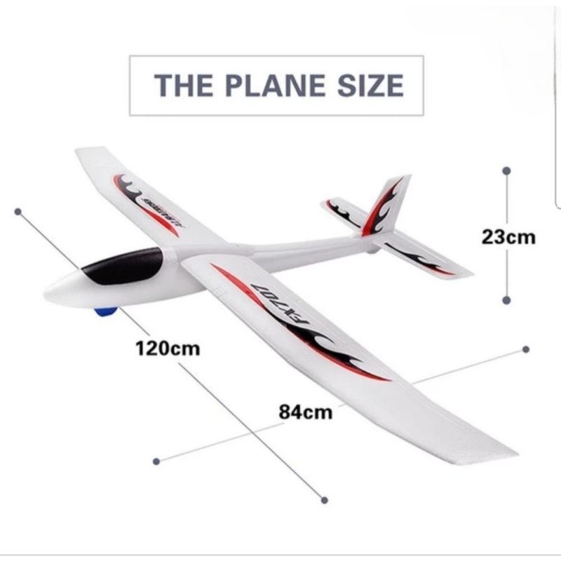 glider plane FX707s kit pesawat hand throwing aeromodelling