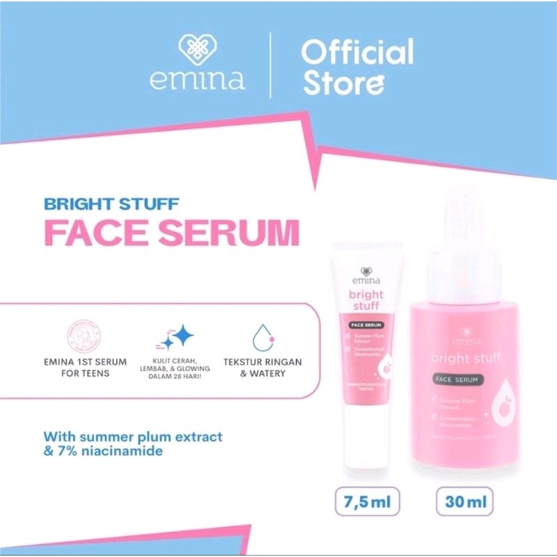 Emina Bright Stuff Face Serum 7,5ml / 30ml