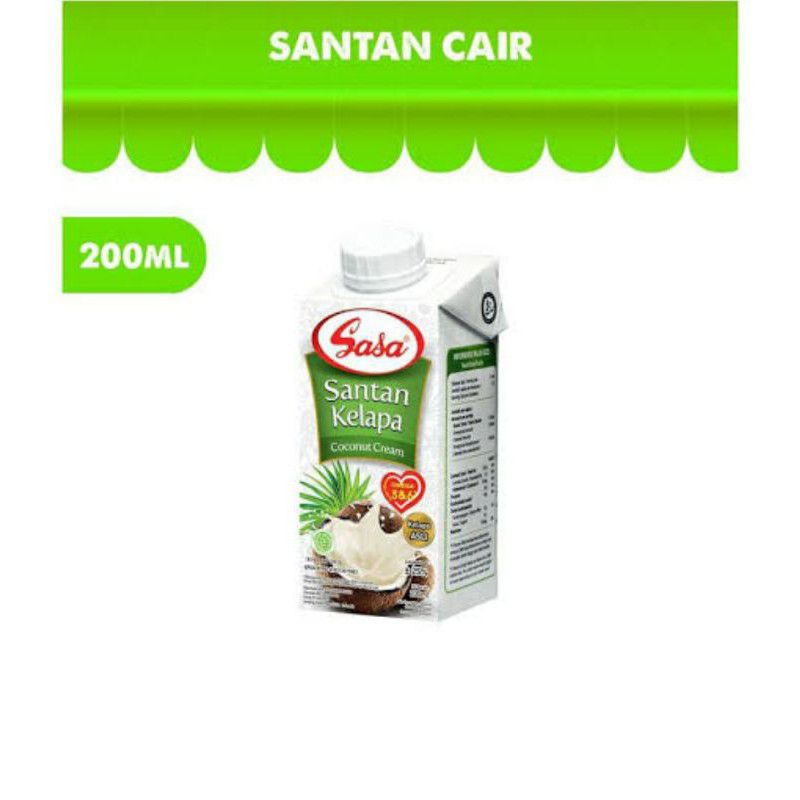 

Santan Cair Kelapa | Santan Sasa 200ml