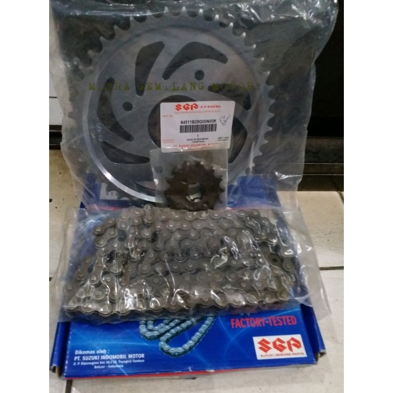 Gear Set Girset Rantai Satria Fu 150 Lama / Satria Fu Barong