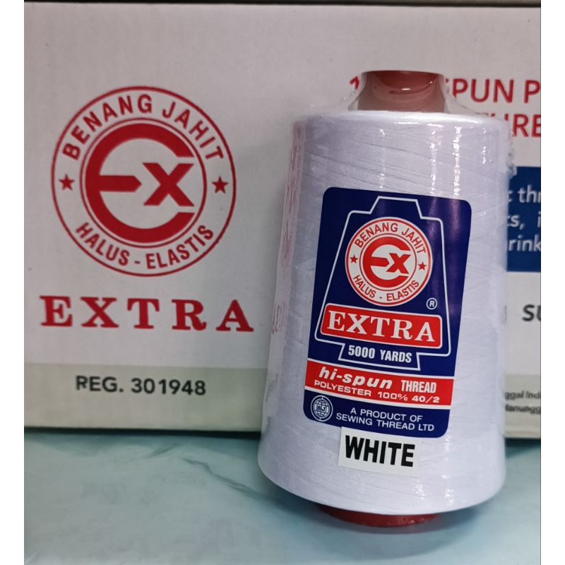 Benang Jahit 5000 yard Extra ( 1 biji )