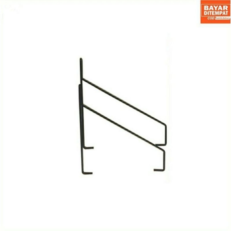 Rak furniture model gantung besi ukuran Panjang 40,30,20cm x Lebar 12cm