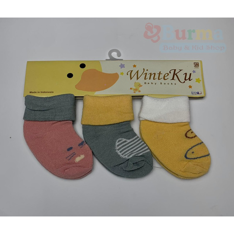 Kaos kaki winteku nb isi 3 ( WKK311) | kaos kaki bayi