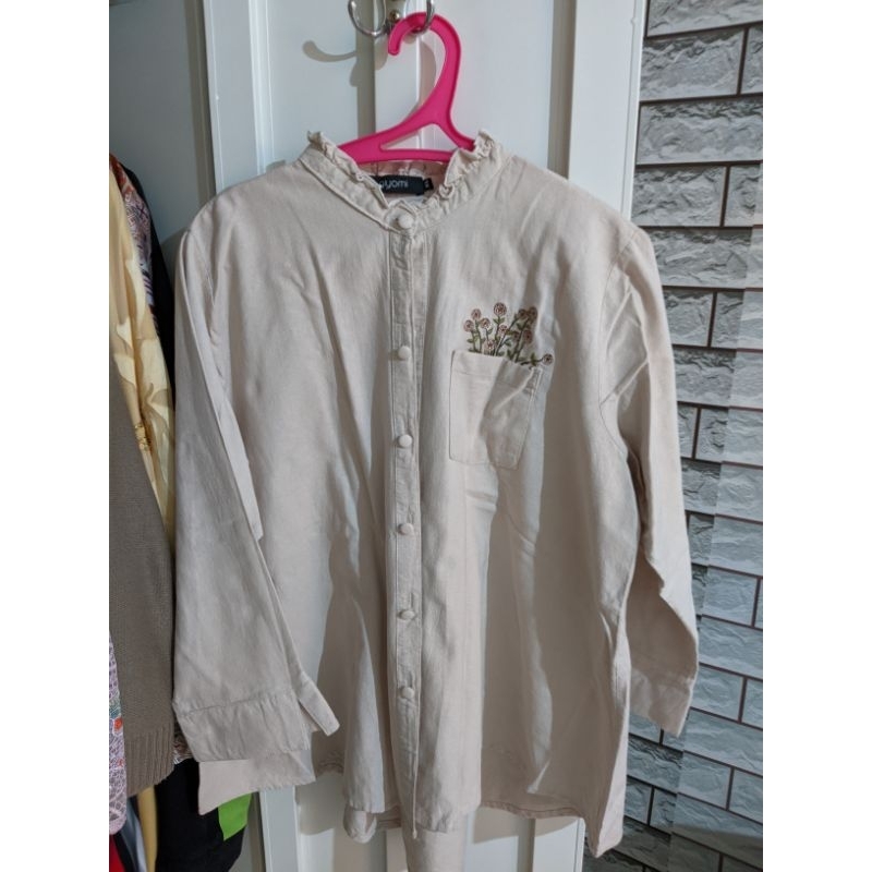 PRELOVED GIYOMI Camille Blouse Oat