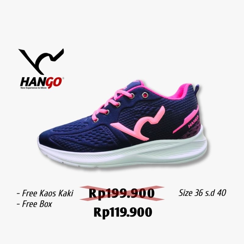 Sepatu Sport Wanita Hango Original Brand Terbaru | Sepatu Senam Wanita