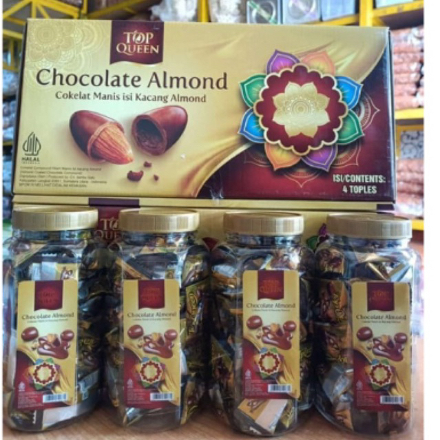 

coklat almond bonibol combi kombi 3 tiga bonibol coklat