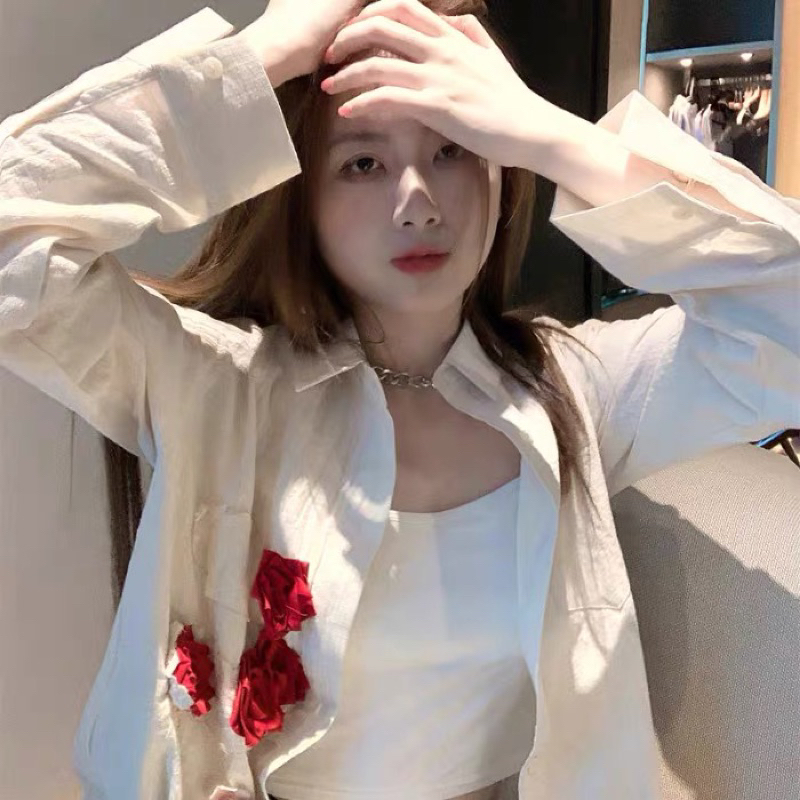 Lesa Korean Blouse / Baju Atasan Kemeja Wanita Import