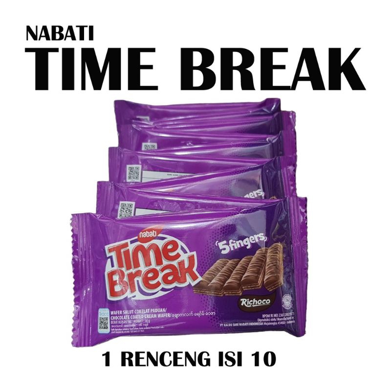 Nabati time break isi 10 pcs