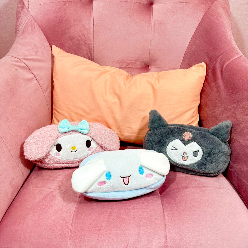 

KENSHO Kotak Pensil Fluffy Karakter Lucu / Pouch / Tempat Pensil / Pencil Case Melody Kuromi Cinnamoroll